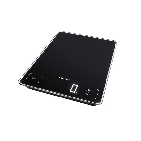 Soehnle Page Profi 100, Digital Food Scale for cooking and Meal Prep, Kitchen Weighing Scale with LcD Screen, Food Scales Weighing up to 15 kg