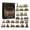 E05# (Christmas Blind Box C), variant on British Christmas Bakes Advent Calendar, 24Pcs 2D Acrylic British Baking Ornaments, Christmas Countdown Advent Calendar Box, Xmas Tree Decorations for Baking Lovers(Christmas Blind Box A)
