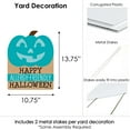 thumbnail image 6 of Big Dot of Happiness Teal Pumpkin - Outdoor Lawn Sign - Halloween Allergy Friendly Trick or Trinket Yard Sign - 1 Piece, 6 of 7