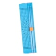thumbnail image 4 of Abbracc Mini Paper Cutter Photo Trimmer Decorative Ruler Hand Account Lightweight DIY Blue, 4 of 9