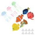 thumbnail image 3 of Peces artificiales brillantes, decoración de acuario, simulación de peces brillantes, para pecera., 3 of 14