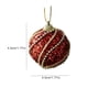 thumbnail image 3 of Ganfancp 6 Pcs Christmas Ball Ornaments Shatterproof Christmas Ornaments Set Múltiples Estilos Adornos para Árboles de Navidad También para Otras Decoraciones de Fiestas Rebajas Hoy Liquidación 6X Bo, 3 of 5