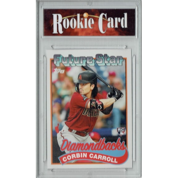 Certified Mint  Corbin Carroll 2023 Topps #108 Future Star Throwback SP Rookie Card