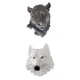 thumbnail image 1 of Estatua de Animal Escultura de Montaje en Pared Artesanía para +Estatua de Animal Escultura de Montaje en Pare BLESIY Estatua de cabeza de animales, 1 of 8