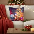 thumbnail image 6 of LSLJS Pillow Covers - Christmas Decorations LED Lights Throw Pillow Covers Two Mode Switching Printed for Gifts Sofa Couch Holiday Party, 18x18", 6 of 6