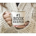 thumbnail image 3 of Koyal Wholesale Stainless Steel Campfire Coffee Mug Thank You Gift, #1 Book Keeper, 3 of 4
