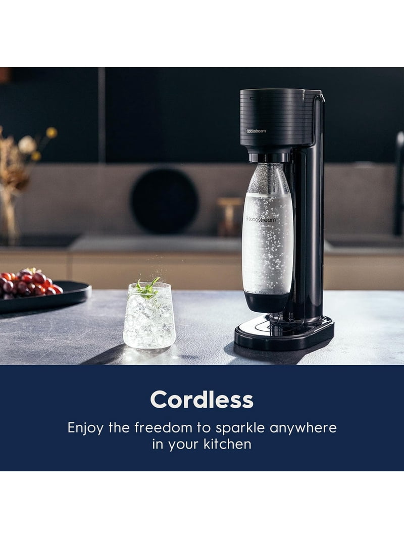 Gaia Sparkling Water Maker, Black - Walmart.com