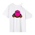 thumbnail image 1 of Camiseta básica para mujer, camiseta sencilla con cuello redondo para viajes deportivos SG, 1 of 7
