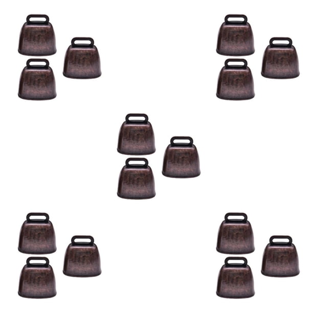 Methold 3x Retro Grazing Bell Small Cowbell Loud Bells for Cow Horse Dog Type2 NO2