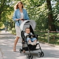 thumbnail image 4 of Costway Foldable Lightweight Baby Stroller Kids Travel Pushchair 5-Point Safety System, 4 of 9