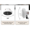 thumbnail image 3 of 2X Ventilador Pequeño Montado en la Pared para el Hogar, Ventilador Recargable Multifuncional, Ventiladores Eléctricos Portátiles con Agitación, 3 of 5