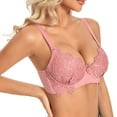 thumbnail image 5 of Wensltd Lace Bras for Women No Underwire Soft Supportive Comfortable Push Up Everyday Bra, 5 of 9