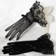 thumbnail image 2 of AYYUFE - Guantes de malla de encaje para mujer con elegante diseño de lazo, guantes de novia de dedo completo, accesorios para vestido de novia, 2 of 8