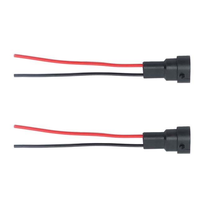Arnés de cableado del adaptador de enchufe, 2 piezas de cables de enchufe macho Adaptador macho Cables de enchufe Adaptador macho Arnés de cableado elaborado con cuidado