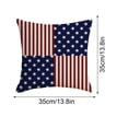 thumbnail image 3 of Miwamany 4th of July Pillows , Independence Day Throw Pillows Outdoor Memorial Day American Flag Stars Patriotic Decorative Cushion for Bed Couch Sofa Home Decor 13.8in, 3 of 5
