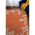 Liora Manne Capri Coral Border Indoor Outdoor Area Rug Coral