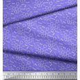 thumbnail image 2 of Soimoi Toile Poly Georgette Formule Chimique Éducation Thème Imprimé par Cour 52 Pouces de Large, 2 of 3