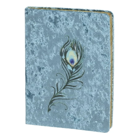 UPC: 0802126467411 | Punch Studio Journal Crushed Velvet Feather