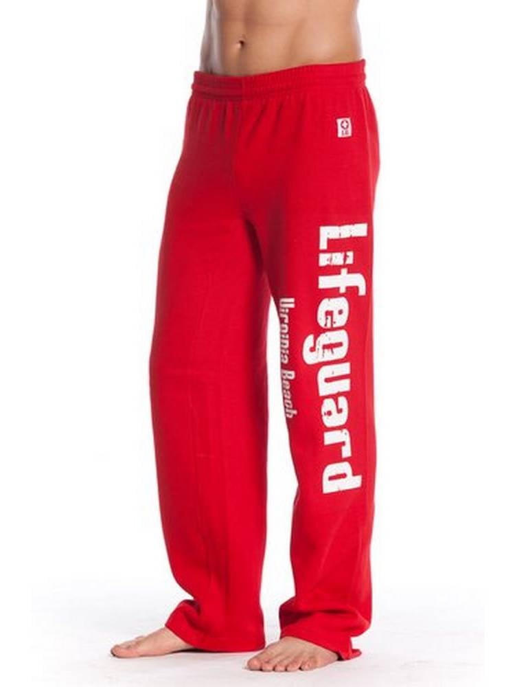 white lifeguard sweatpants