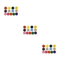 thumbnail image 3 of Monstrate 100 Pieces Sewing Clothes Button Buttons Sweater Knitting Dressmaking Scrapbooking Jacket for Household Type1 NO1, 3 of 6