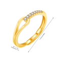 thumbnail image 4 of Anillo Estilo Hueco para Mujer Joyeria Brillante Anillo Abierto de Moda Anillo de Promesa de Moda, 4 of 5