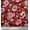 Brick Red, variant on Soimoi Black Cotton Duck Fabric Leaves & Camellias Floral Printed Fabric 1 Yard 42 Inch Wide