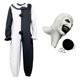 thumbnail image 1 of Disfraz de payaso de terror para hombres y adultos, traje completo de máscara de arte, Cosplay de Terrifier, fiesta de Halloween xuanjing  unisex, 1 of 2