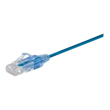 UPC: 0889028069820 | Monoprice SlimRun – Patch cable – RJ-45 (M) to RJ-45 (M) – 2 ft – UTP – CAT 6a – booted  snagless – multicolor (pack of 10)