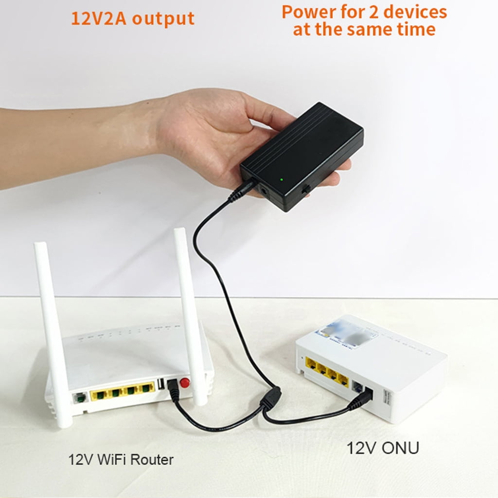 AOOOWER 12V 8A Uninterruptible Power Supply 7800mAh Power Supply 24W Optically Device
