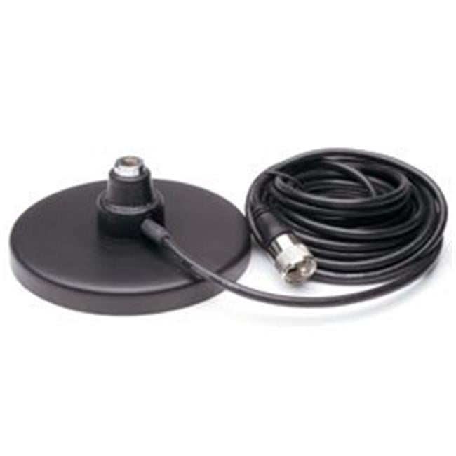 5 Mount CB Antenna Base with Coax Cable Black