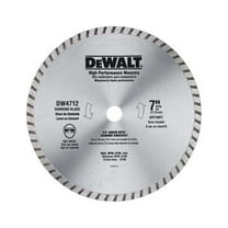 DEWALT DW4712 High Performance 7-Inch Dry/Wet Cutting Continuous Rim Diamond Saw Blade for Block and Brick