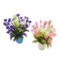 thumbnail image 1 of Artificial Fish  Flower, Glowing  Simulation Aquarium Fake Flower With Vase For Office For Living Room, 1 of 8