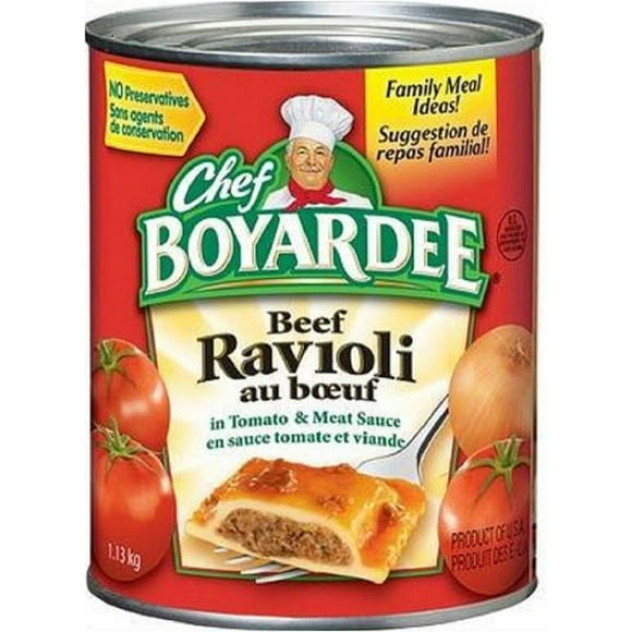 Ravioli au bœuf à la sauce tomate et viande de Chef Boyardee® 1,13 kg
