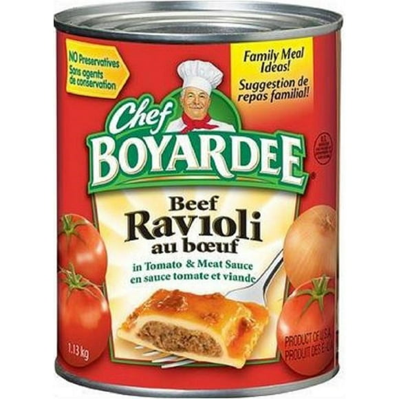 Chef Boyardee® Beef Ravioli In Tomato and Meat Sauce, 1.13 kg