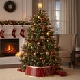 thumbnail image 4 of Northlight Drum-Style Christmas Tree Collar - 25.5" - Red and Gold, 4 of 4