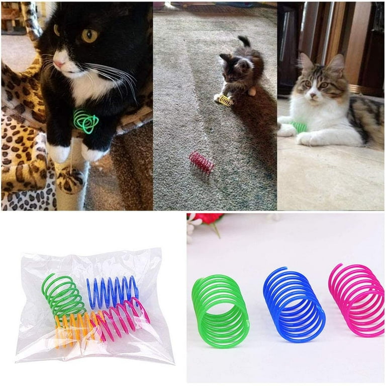 Plastic springs top for cats