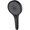 Black shower head, variant on Hand-held Pressurized Shower Head, Ultra-powerful Water Outlet Shower with Large Panel