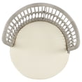 thumbnail image 7 of Monaco Rope Wicker 3-Piece Patio Conversation Set with Cushions in Cream, 7 of 7