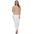 thumbnail image 4 of Women’s Ribbed Scoop Neck Tank, Light Mocha, XL, 4 of 5