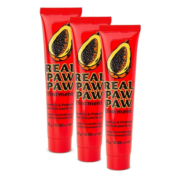 Real Paw Paw Ointment 25g (Bundle of 3) with Fermented Paw Paw