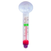 ACDANC Aquarium Thermometer for Fish Tank Waterproof Hydraulic Gauge Submersible Glass Thermometer with Suction Cup