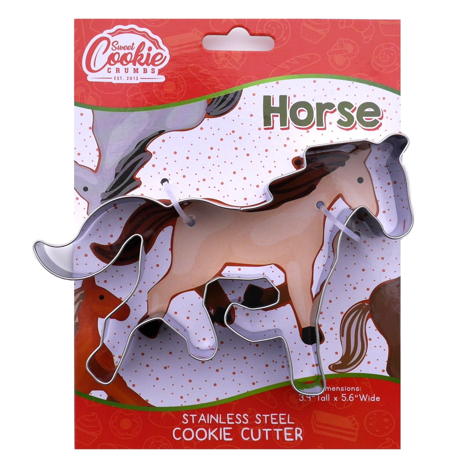 Horse Cookie Cutter Stainless Steel