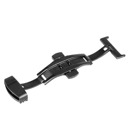 Deployant Deployment Buckle Clasp - Stainless Steel Strap Buckle, Watch Buckle Double Push Button Butterfly Deployment Clasp for Watch Band Strap (18mm Width)