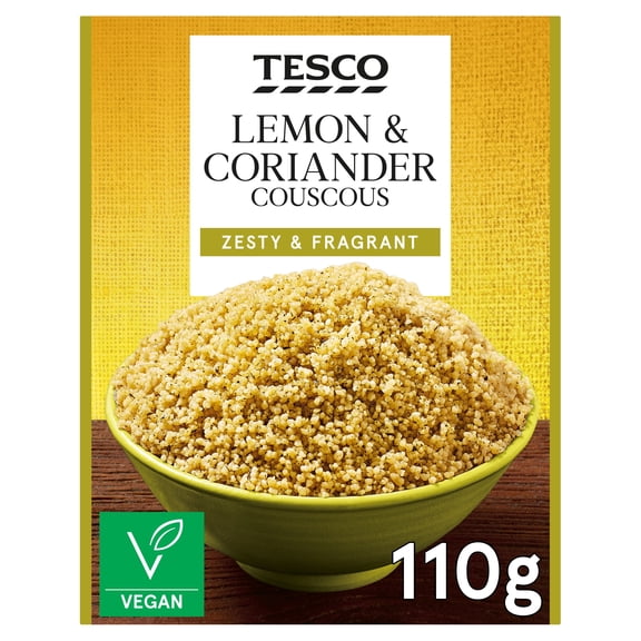 Tesco Lemon & Coriander Cous Cous 110G, Imported from Britain