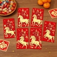 thumbnail image 6 of 6PCS 2026 Chinese New Year Red Envelopes Hong bao Lunar New Year Envelopes Chinese Lunar New Year Gifts Red Envelope Horse, 6 of 7