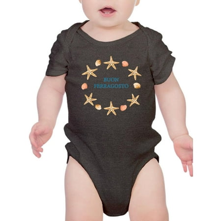 

Buon Ferragosto Starfish Wreath Bodysuit Infant -Image by Shutterstock 24 Months