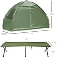 thumbnail image 2 of NovaCraft  Camping Tent Cot, Single Person Folding Cot Combo, Off-Ground Tent, Covered Outdoor Bed with Carry Bag for Hiking, Camping, 2 of 9