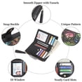 thumbnail image 5 of GAEKEAO Medium Size Wallet for Women RFID Blocking Bifold Card Holder Slim Womens Wallet with ID Window and Zipper Coin Pocket, 5 of 7