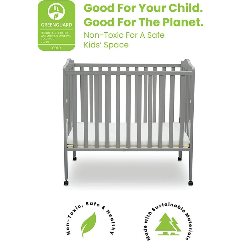 Delta children's portable mini crib mattress deals
