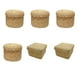 thumbnail image 3 of Yuarrent Cesta de almacenamiento, caja de almacenamiento Pastoral Circular tejida de paja, cestas de mimbre para ahorrar espacio, encimera de Almacenamiento y organización del hogar Redondo Pequeño, 3 of 6